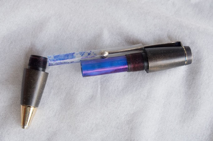 特上カリン瘤杢のペンの修理