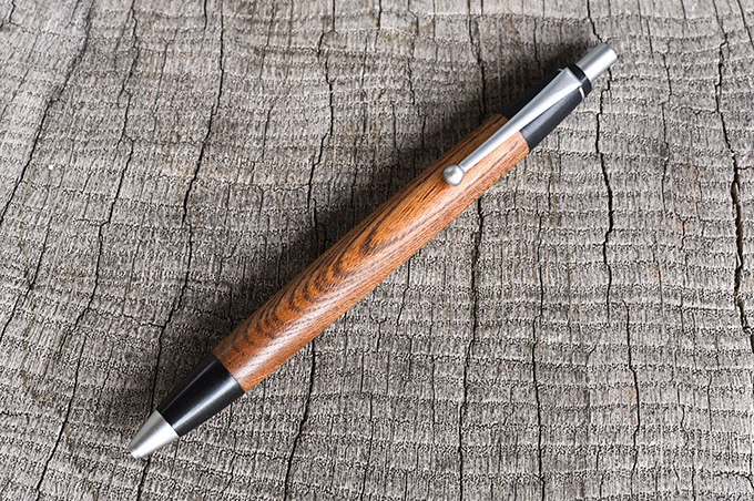 グレイ系想像を超えての 野原工芸 シャープペンシル 旧型 欅 筆記具 